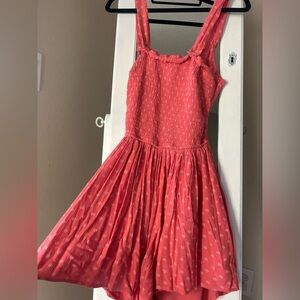 Hollister Coral Floral Romper